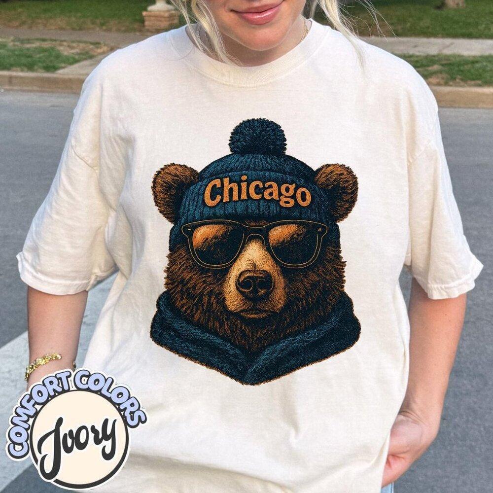 Chicago Football Old School  S Tee